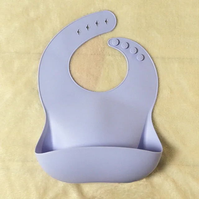 KE 1 PC Silicon Lunch Apron Baby Bib