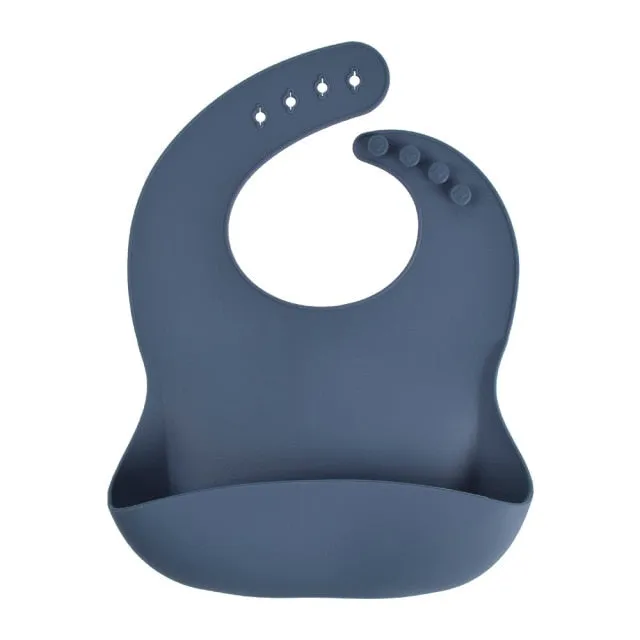 KE 1 PC Silicon Lunch Apron Baby Bib
