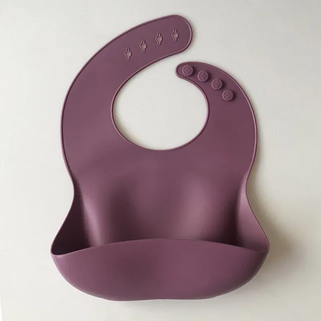 KE 1 PC Silicon Lunch Apron Baby Bib