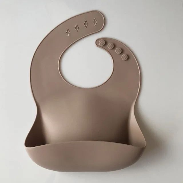 KE 1 PC Silicon Lunch Apron Baby Bib