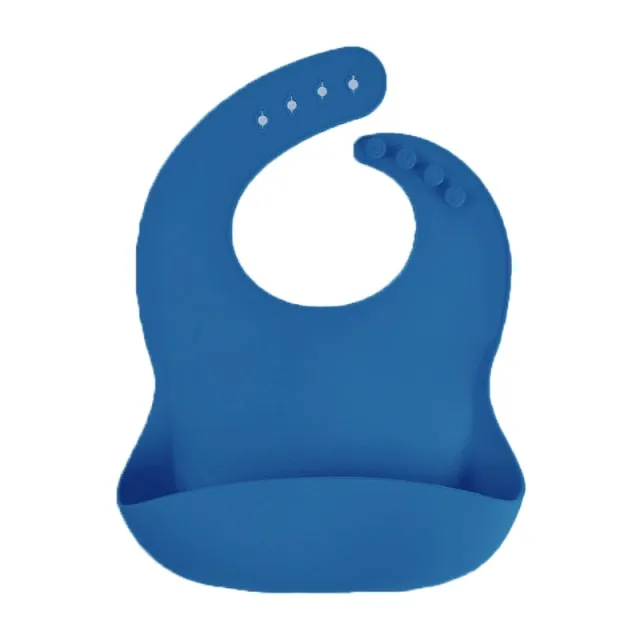 KE 1 PC Silicon Lunch Apron Baby Bib