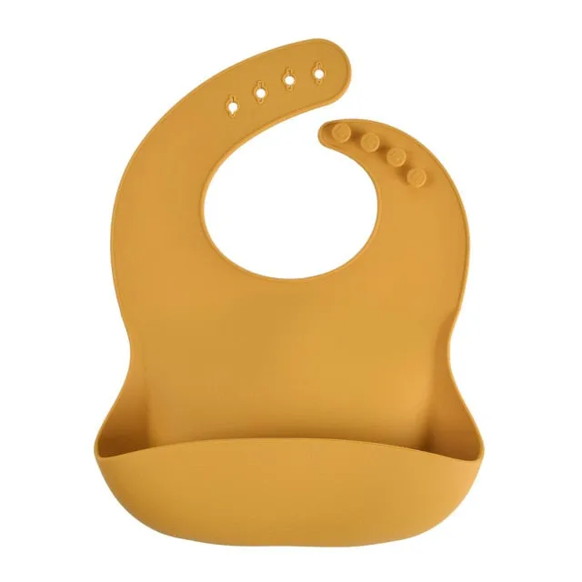 KE 1 PC Silicon Lunch Apron Baby Bib