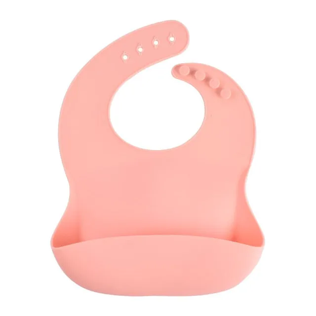KE 1 PC Silicon Lunch Apron Baby Bib