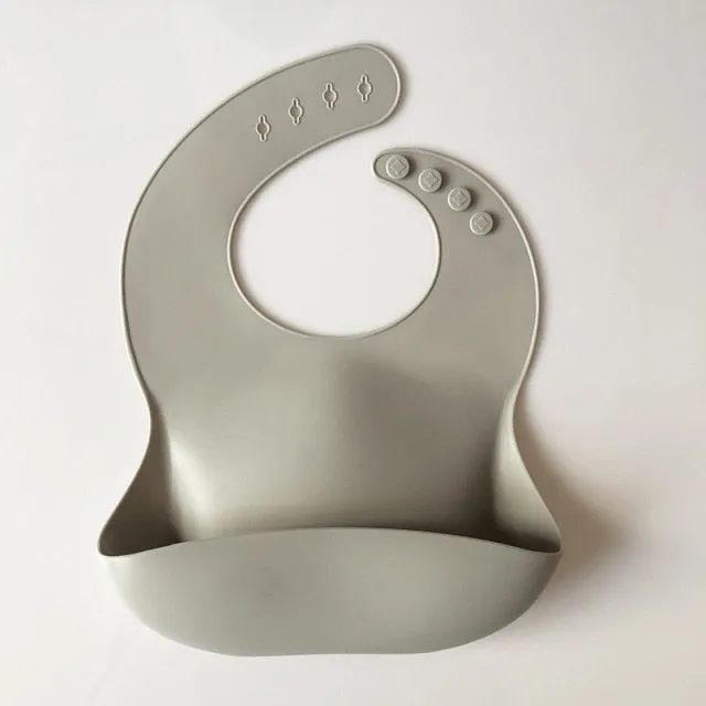 KE 1 PC Silicon Lunch Apron Baby Bib