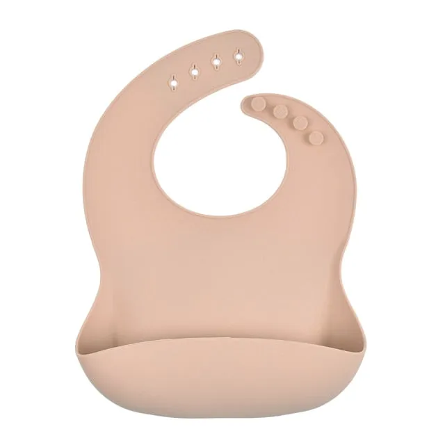 KE 1 PC Silicon Lunch Apron Baby Bib