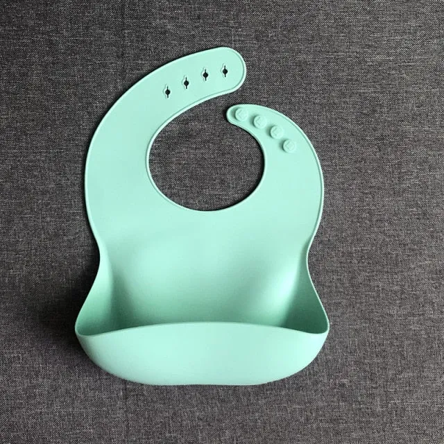 KE 1 PC Silicon Lunch Apron Baby Bib