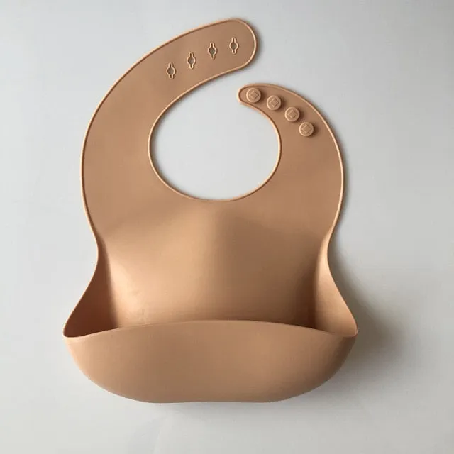 KE 1 PC Silicon Lunch Apron Baby Bib
