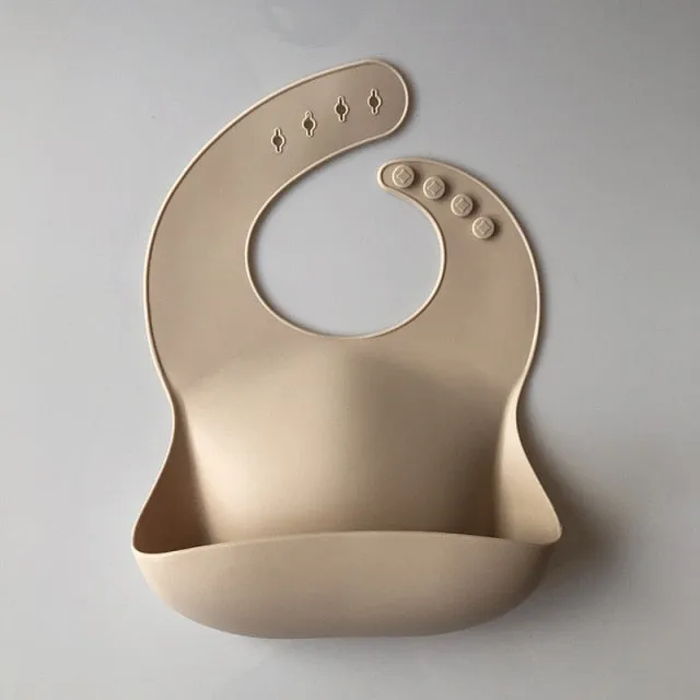 KE 1 PC Silicon Lunch Apron Baby Bib