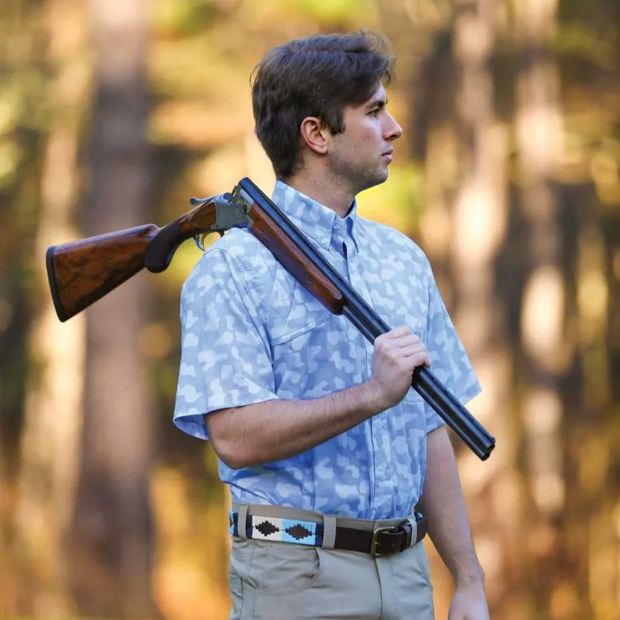 Kevin's "Out Of The Blue" Camo Performance Right Hand Short Sleeve Shooting Shirt