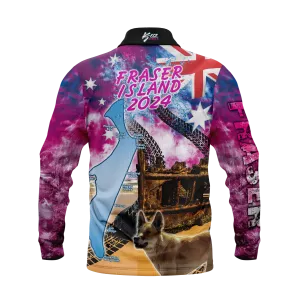 K'gari 2024 Pink Polo Shirts