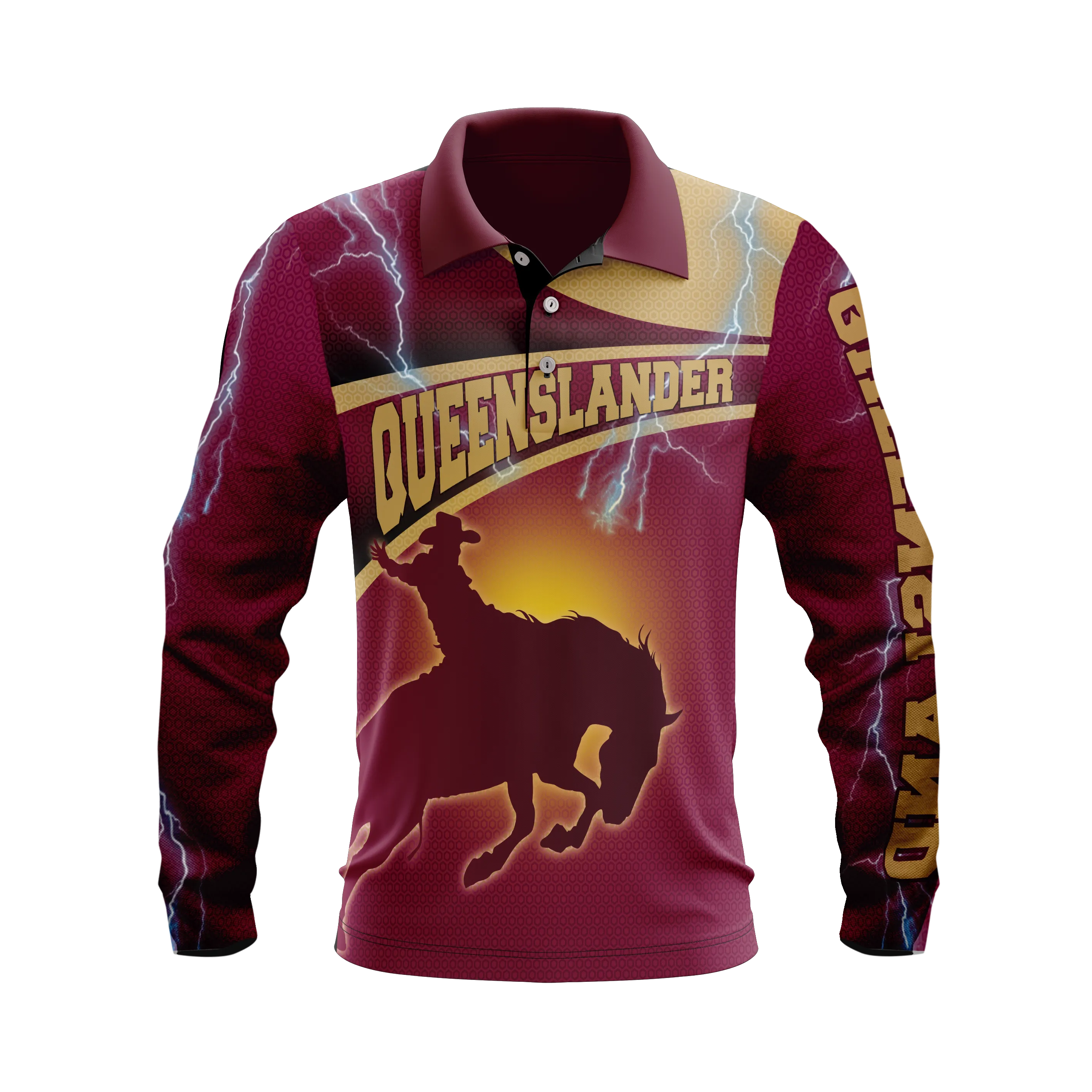 Kids QLD Rodeo Polo Shirt