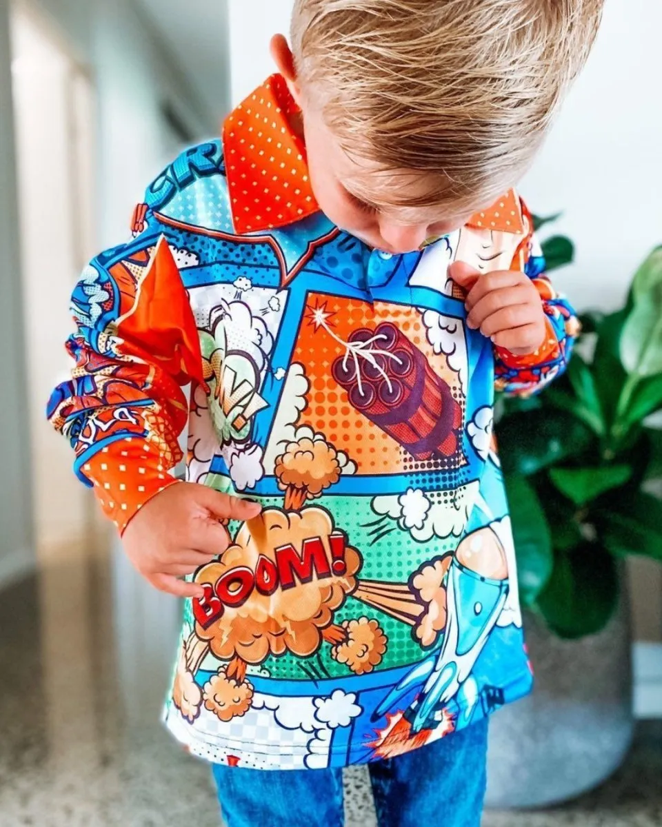 Kids | Superhero Fishing Shirt ★Pre-Order★