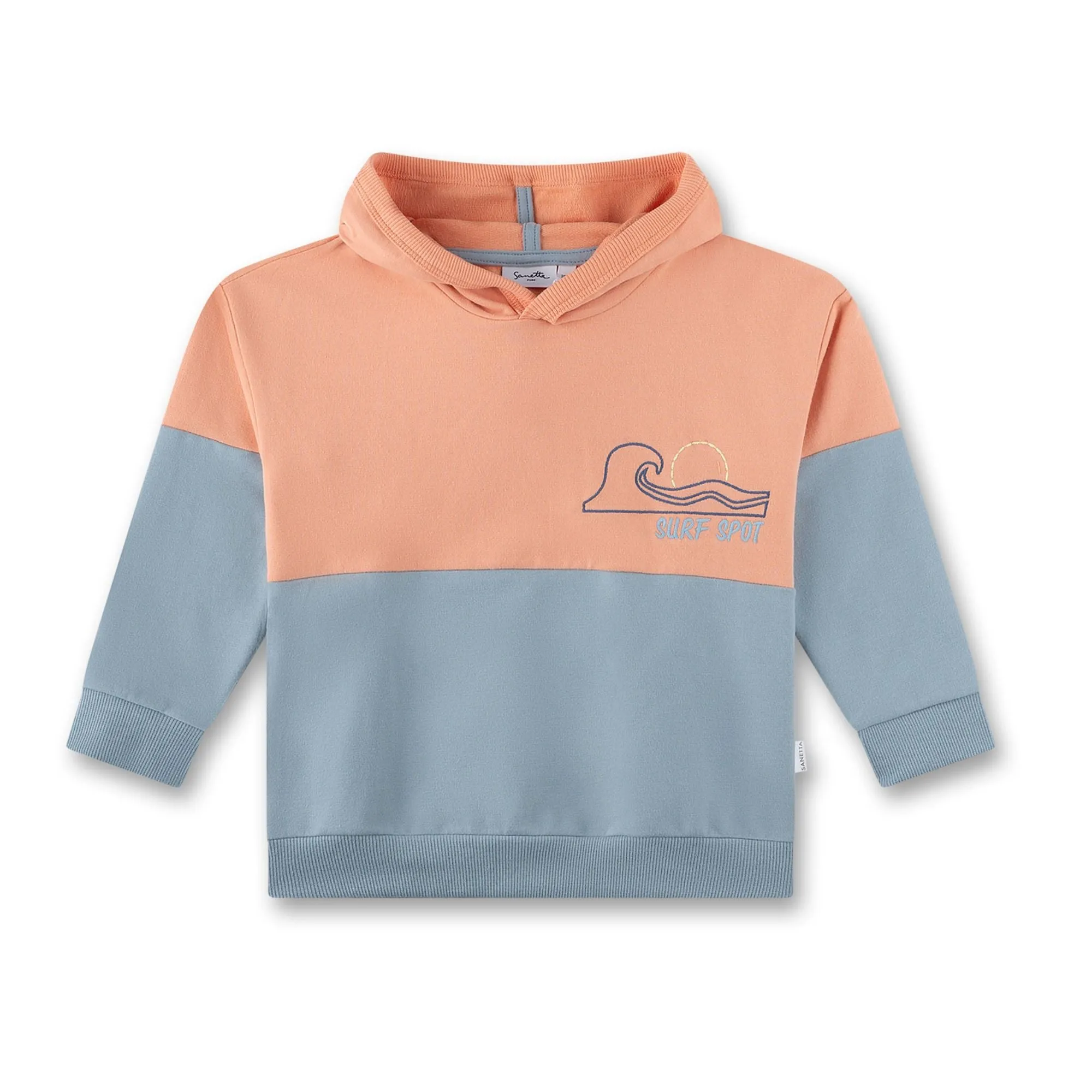 Kinder Kapuzensweatshirt mit UV Schutz 30  aus Bio-Baumwolle GOTS
