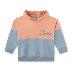 Kinder Kapuzensweatshirt mit UV Schutz 30  aus Bio-Baumwolle GOTS