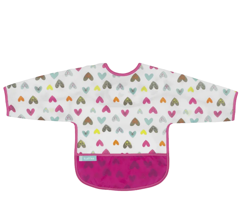 Kushies Cleanbib with Sleeves  | Size 12-24m