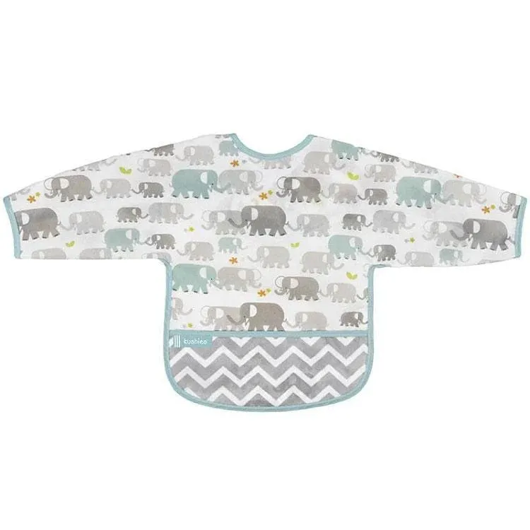 Kushies Cleanbib with Sleeves  | Size 12-24m