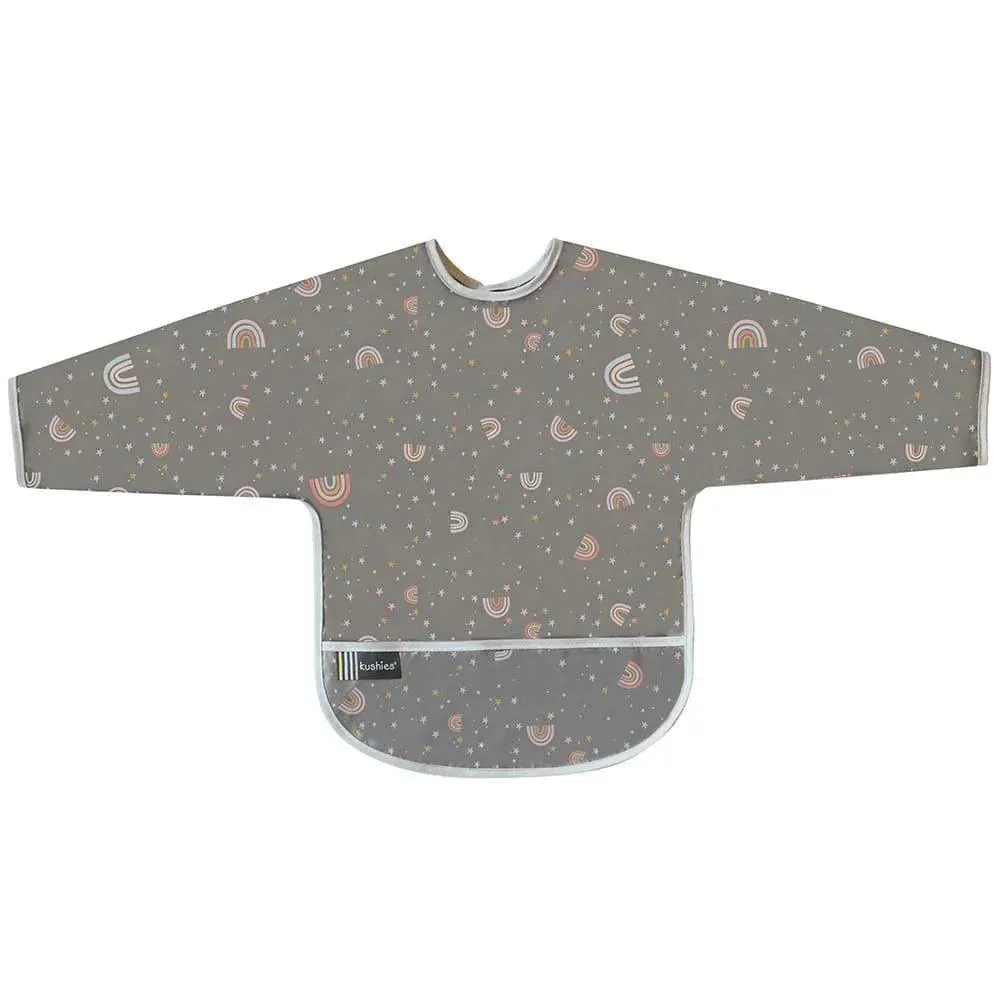 Kushies Cleanbib with Sleeves  | Size 6-12m