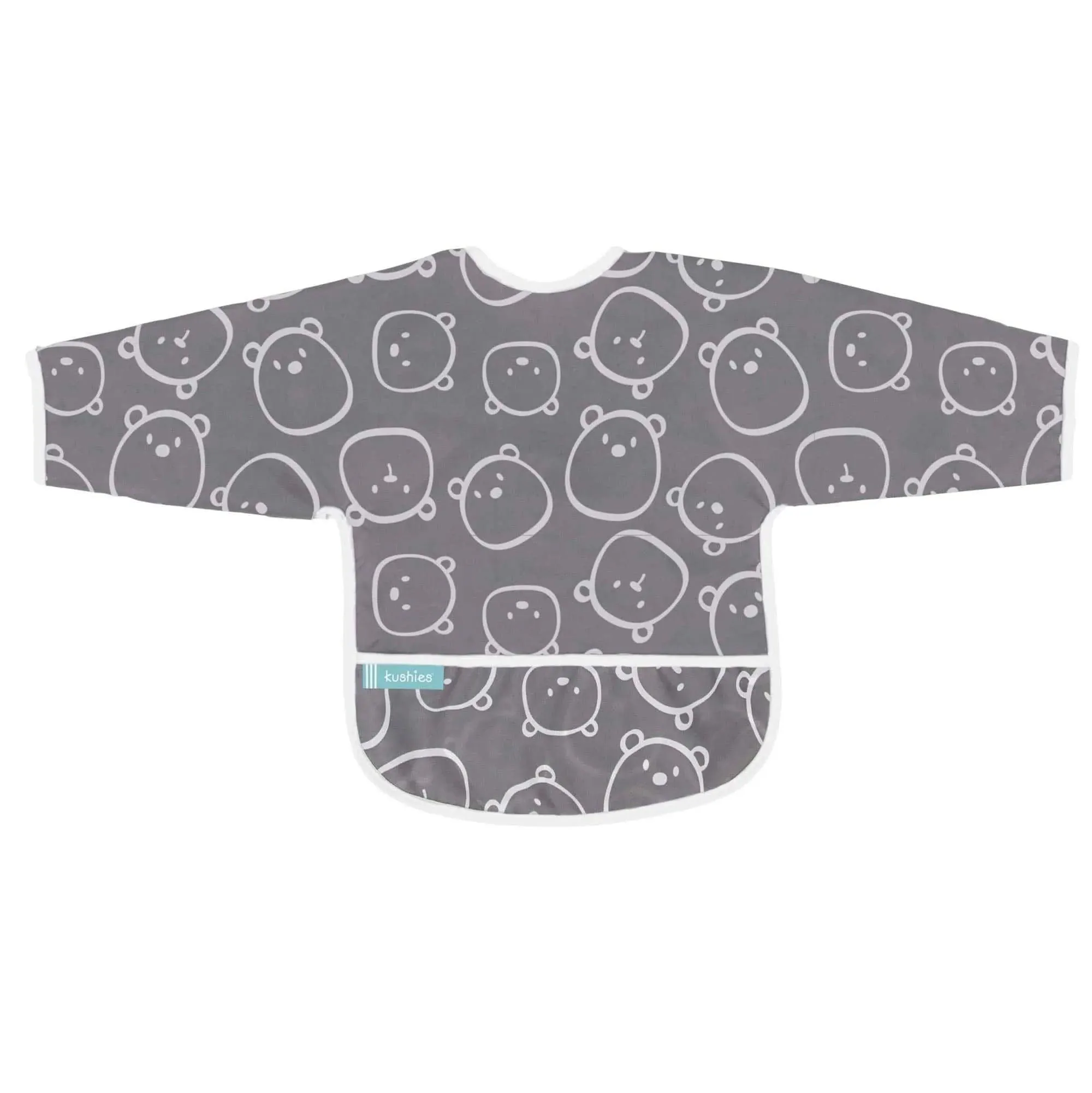 Kushies Cleanbib with Sleeves  | Size 6-12m
