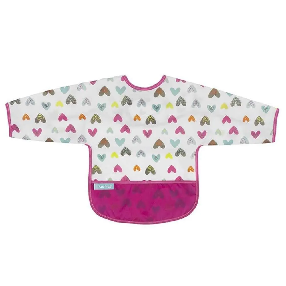 Kushies Cleanbib with Sleeves  | Size 6-12m