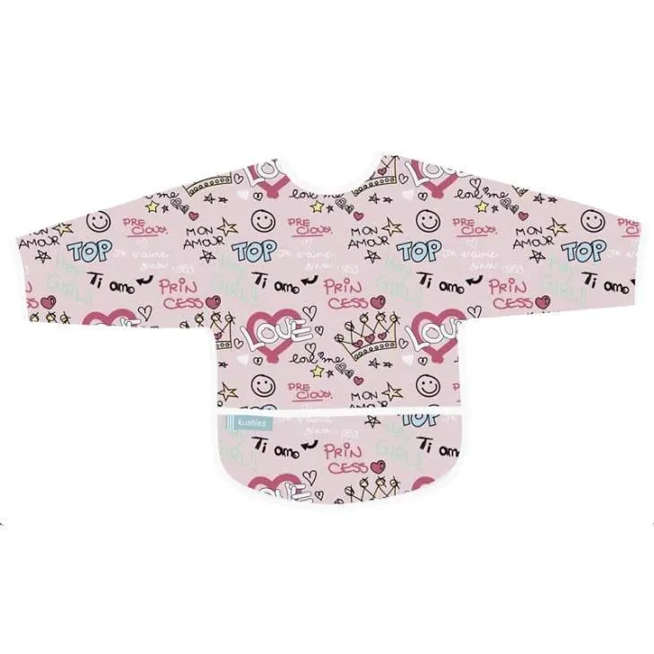 Kushies Cleanbib with Sleeves  | Size 6-12m