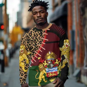Leopard and Lion Malawi Long Sleeve Shirt Unity and Freedom TS04