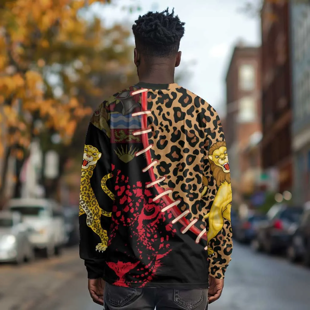 Leopard and Lion Malawi Long Sleeve Shirt Unity and Freedom TS04