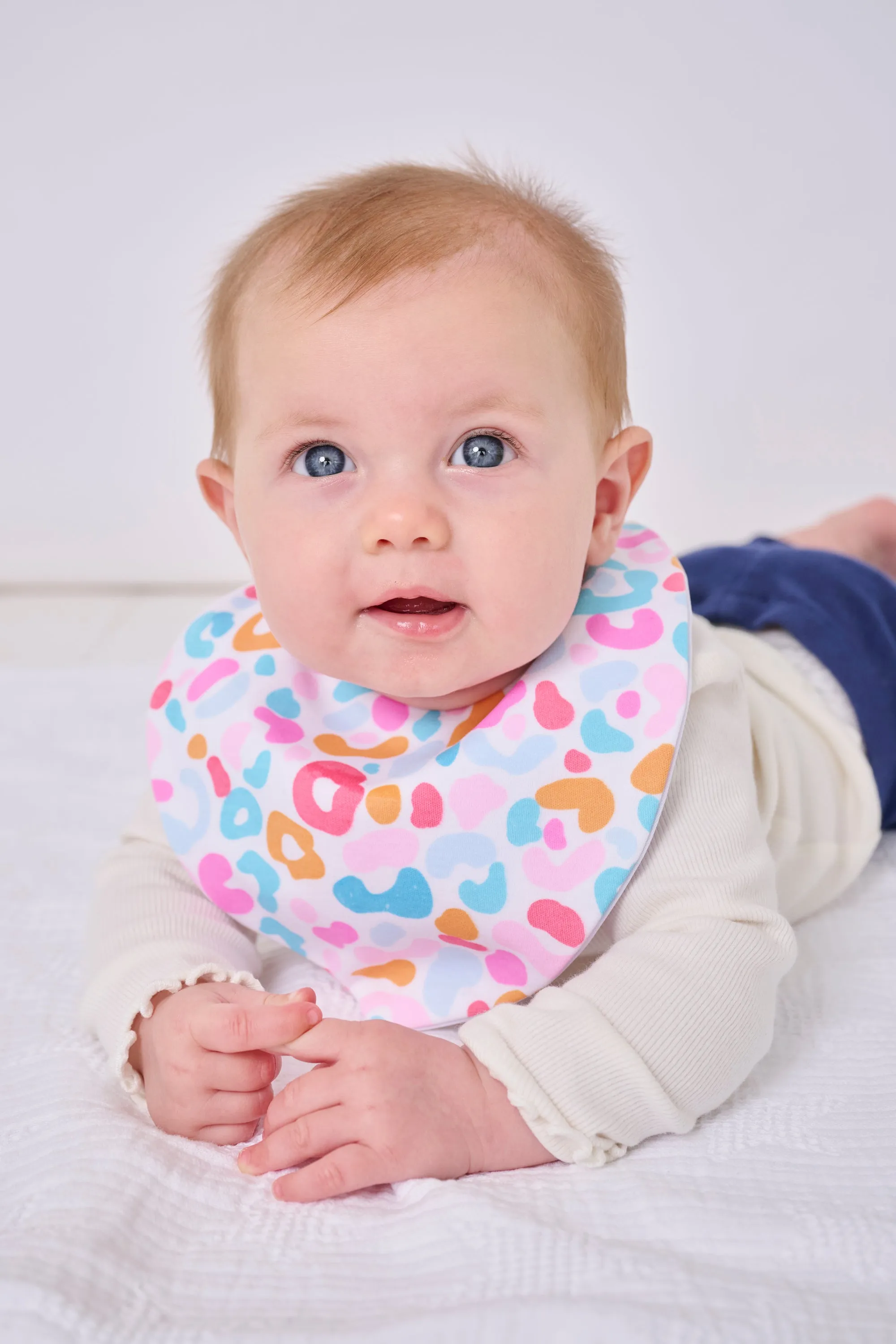 Leopard Print Bundle of 3 Waterproof Dribble Bibs