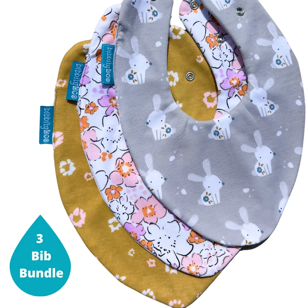 Leopard Print Dribble Bib Gift Box