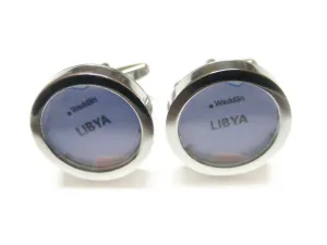 Libya Map Cufflinks