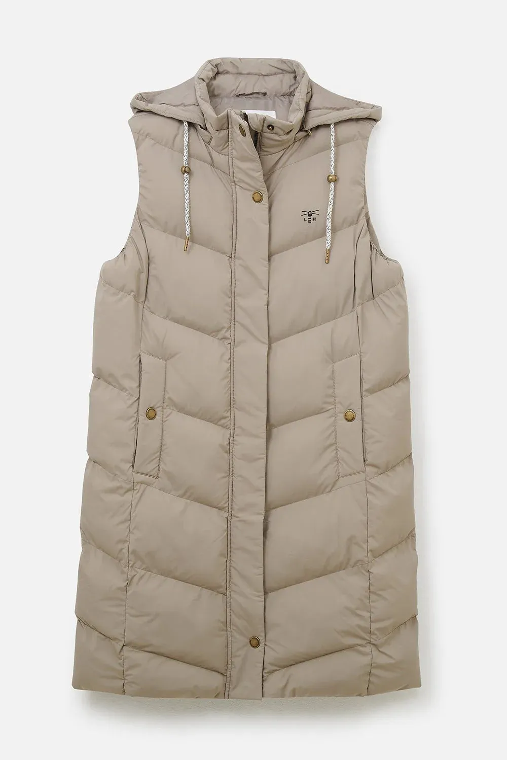Lighthouse Savannah Long Gilet - Mocha