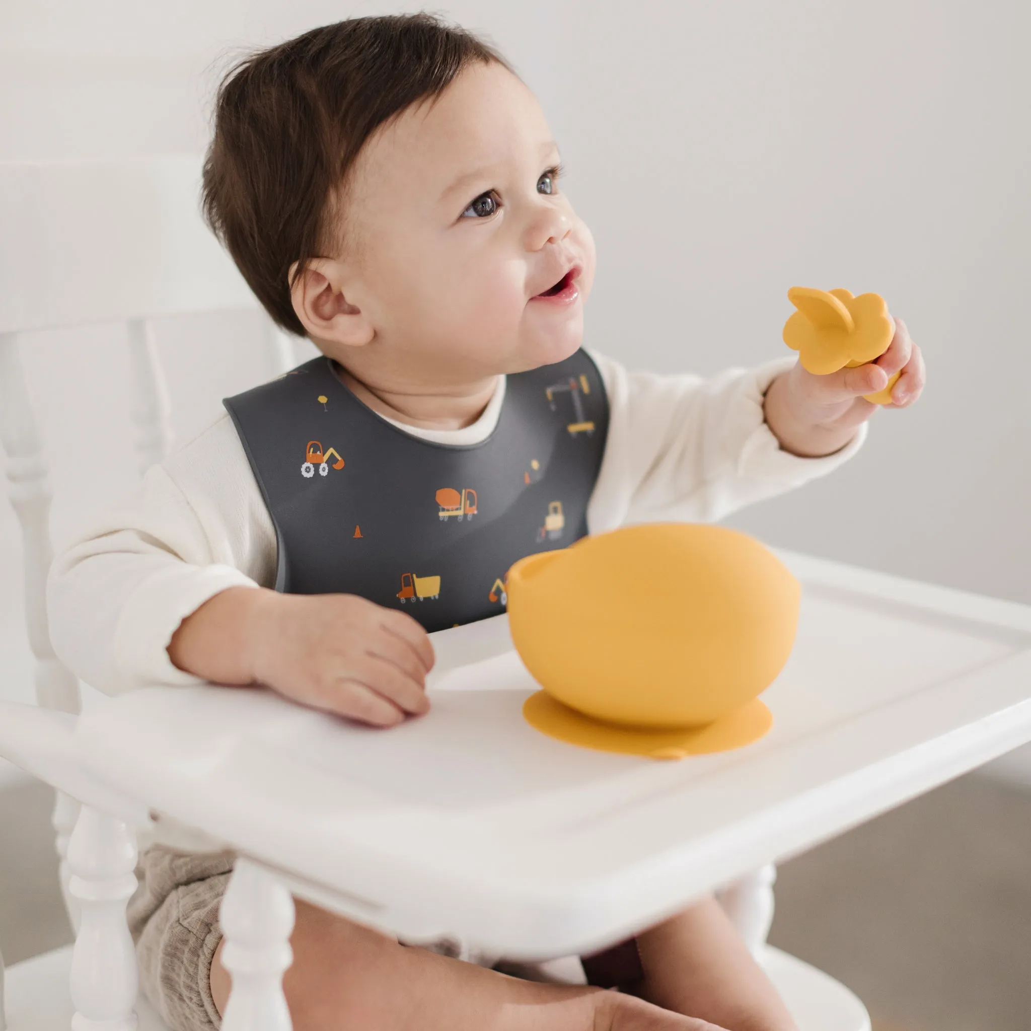 Lil North Co. Construction Silicone Bib