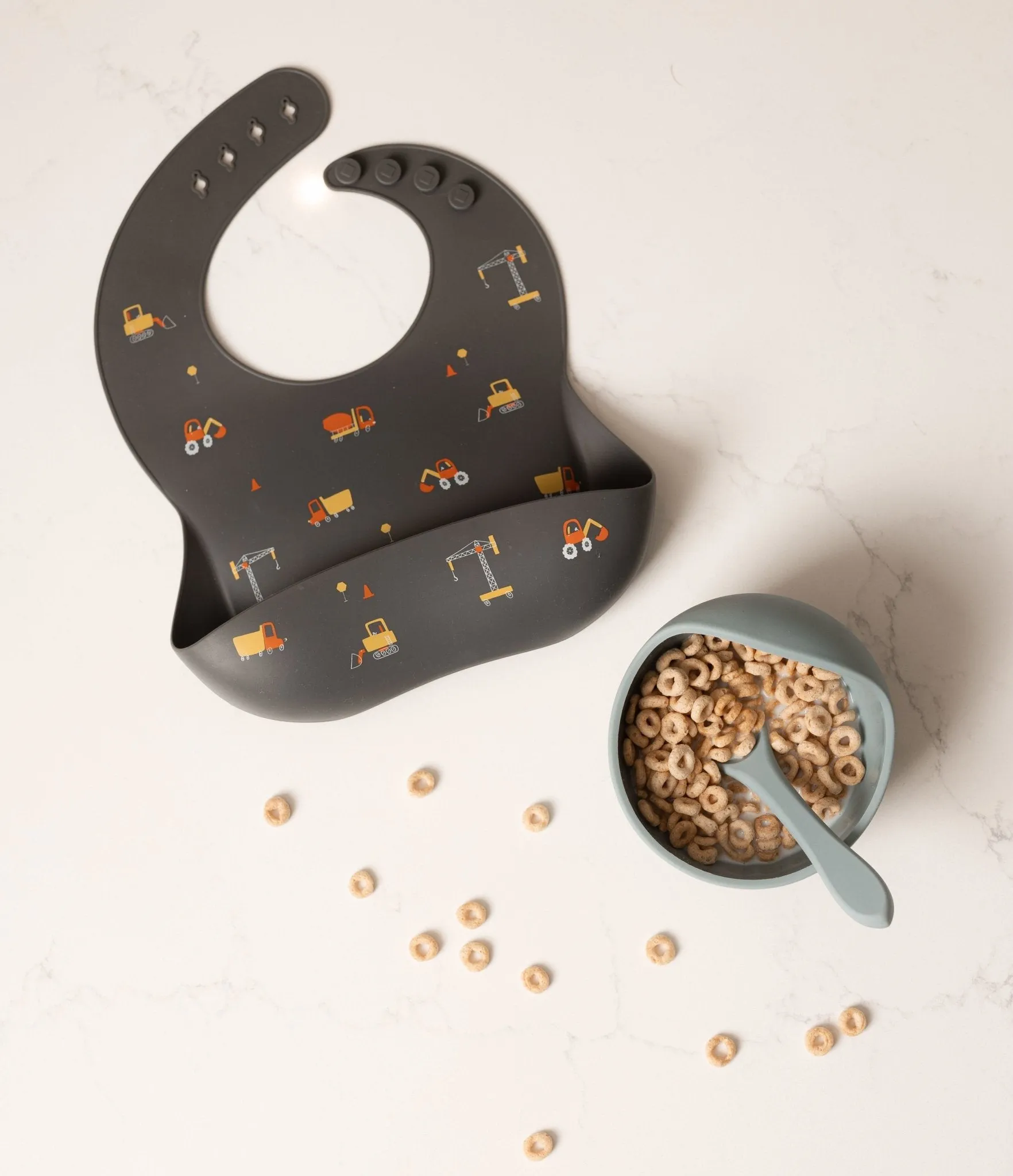 Lil North Co. Construction Silicone Bib