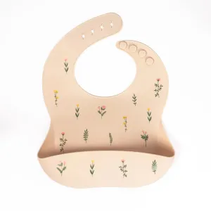 Lil North Co. Wild Flowers Silicone Bib