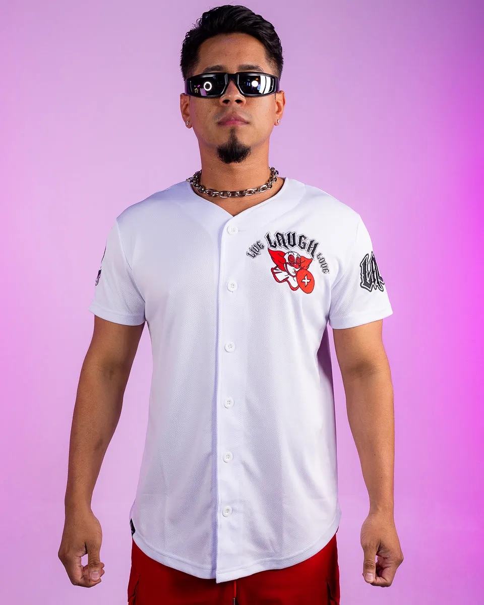 Live, Laugh, Love Gas Baseball Jersey