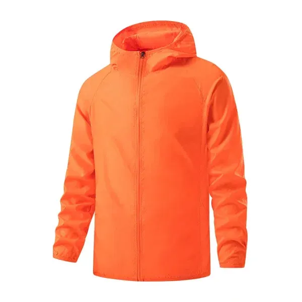 LNGXO Unisex Waterproof Hiking Jacket with Sun Protection Windbreaker