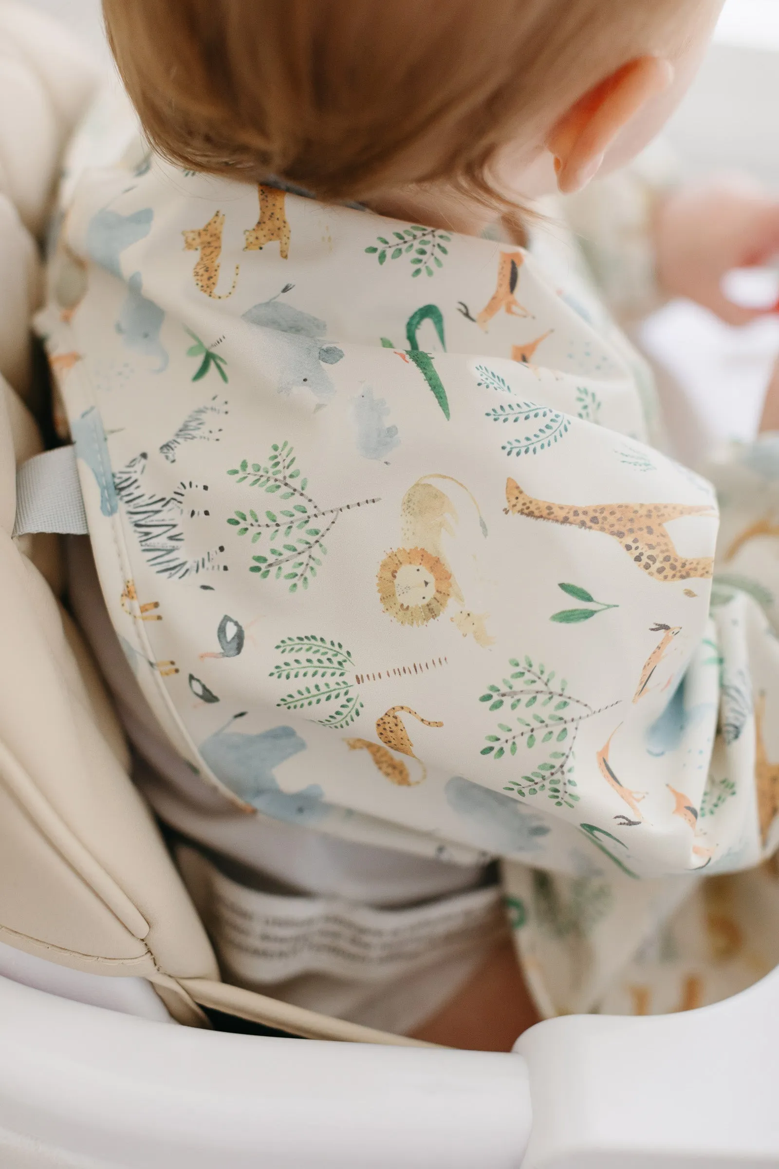 Long Sleeve Bib - Safari Jungle