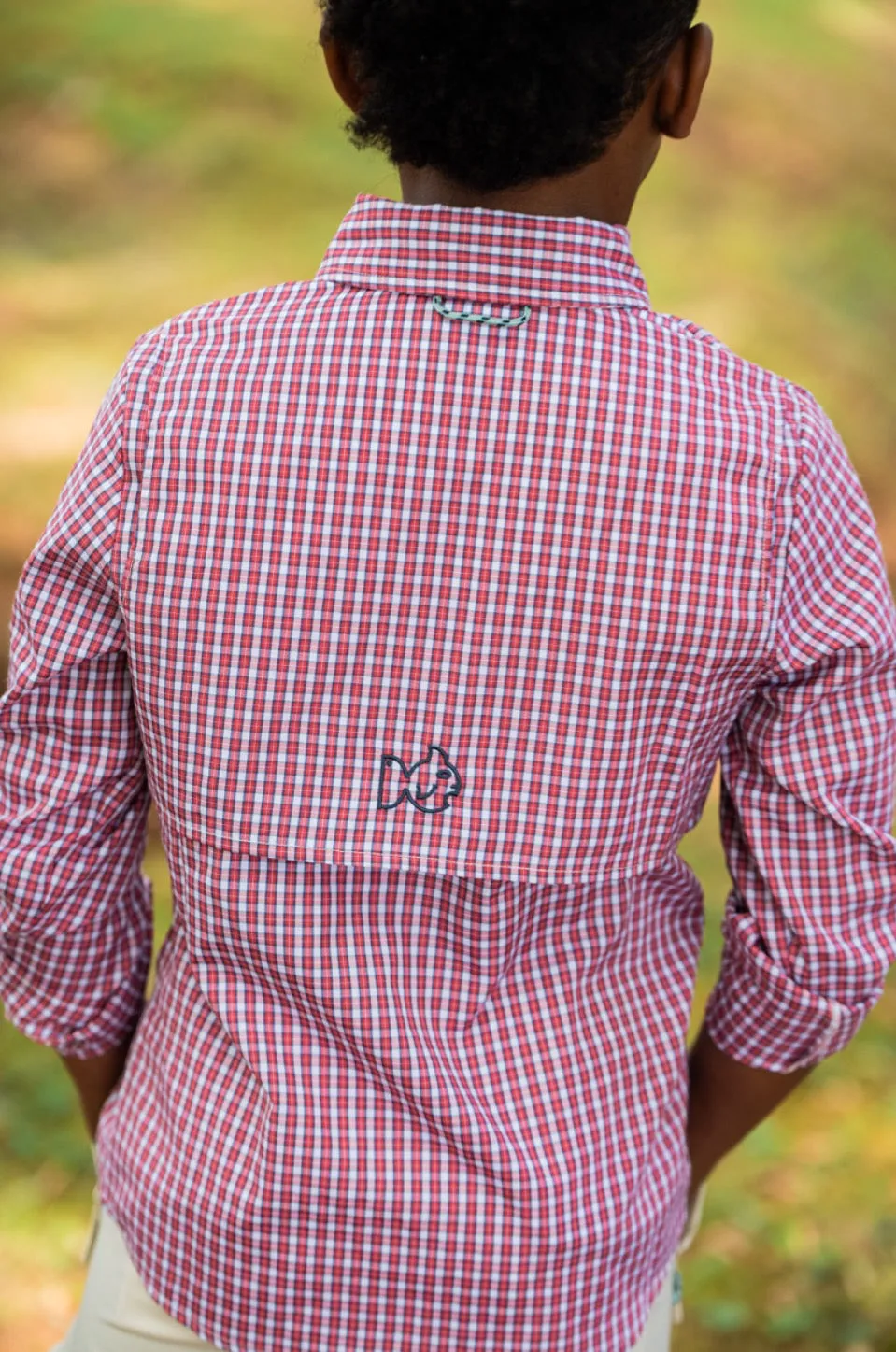 Long Sleeve Founders' Fishing Shirt | Winterberry Plaid