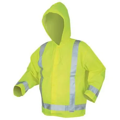 MCR Luminator PU Class 3 Reflective Hooded Jacket 500RJH