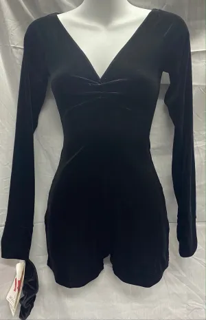 MD2793 Long Sleeve Velvet Unitard - Adult