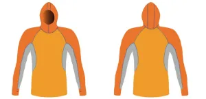 MEN AND WOMEN CUSTOM SNORKEL HOODIE LONG SLEEVE RASH GUARD