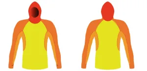 MEN AND WOMEN CUSTOM SNORKEL HOODIE LONG SLEEVE RASH GUARD