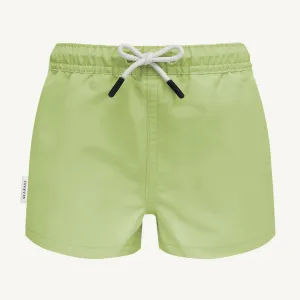 Men UV Swim Short Pistachio Green - solid
