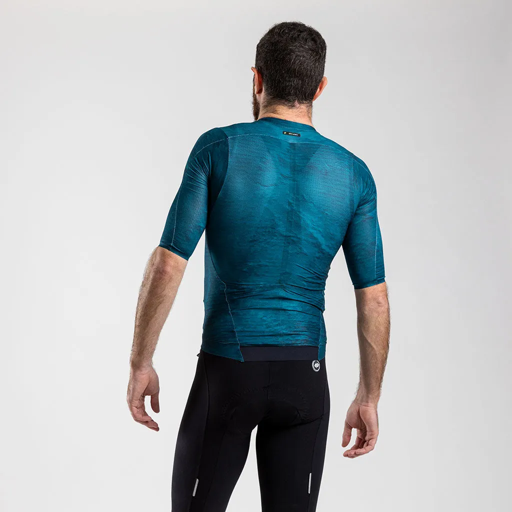 Men's Aeolis Zipperless Pro Fit Jersey (Petroleum)