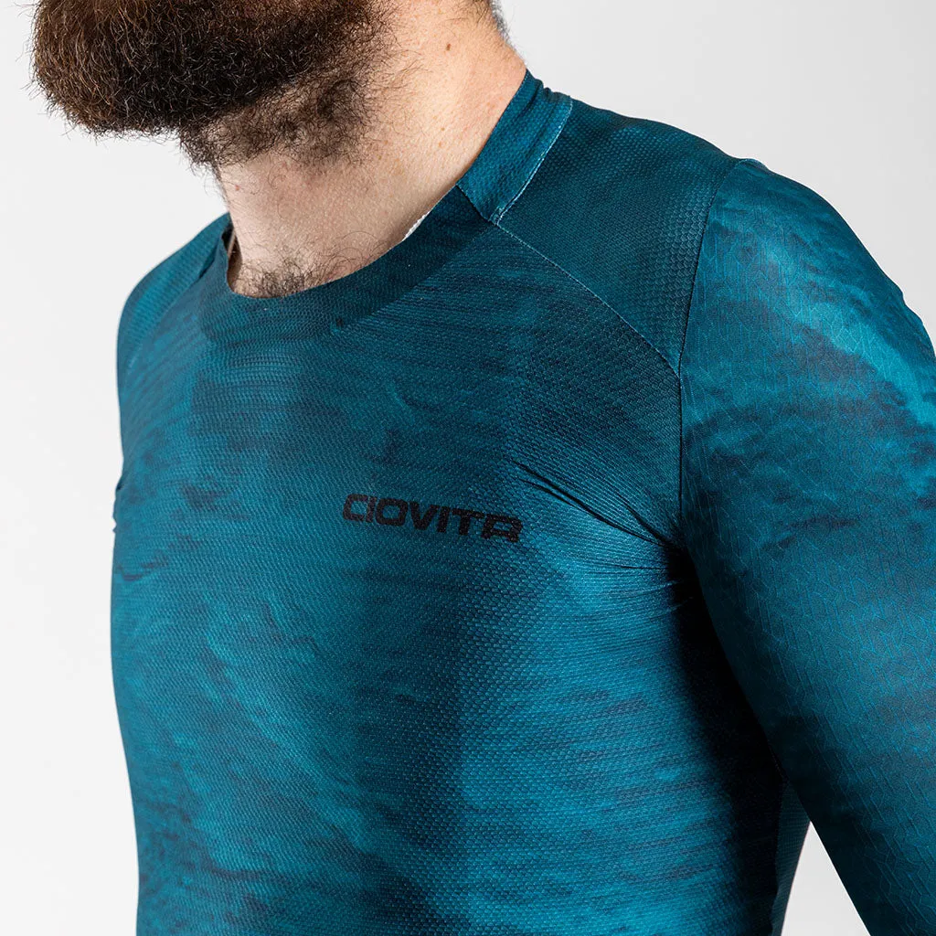 Men's Aeolis Zipperless Pro Fit Jersey (Petroleum)