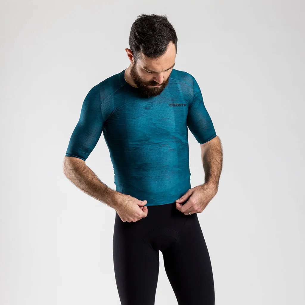 Men's Aeolis Zipperless Pro Fit Jersey (Petroleum)
