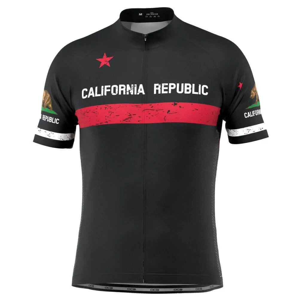 Men's California Republic Short Sleeve Cycling Jersey [clearance]
