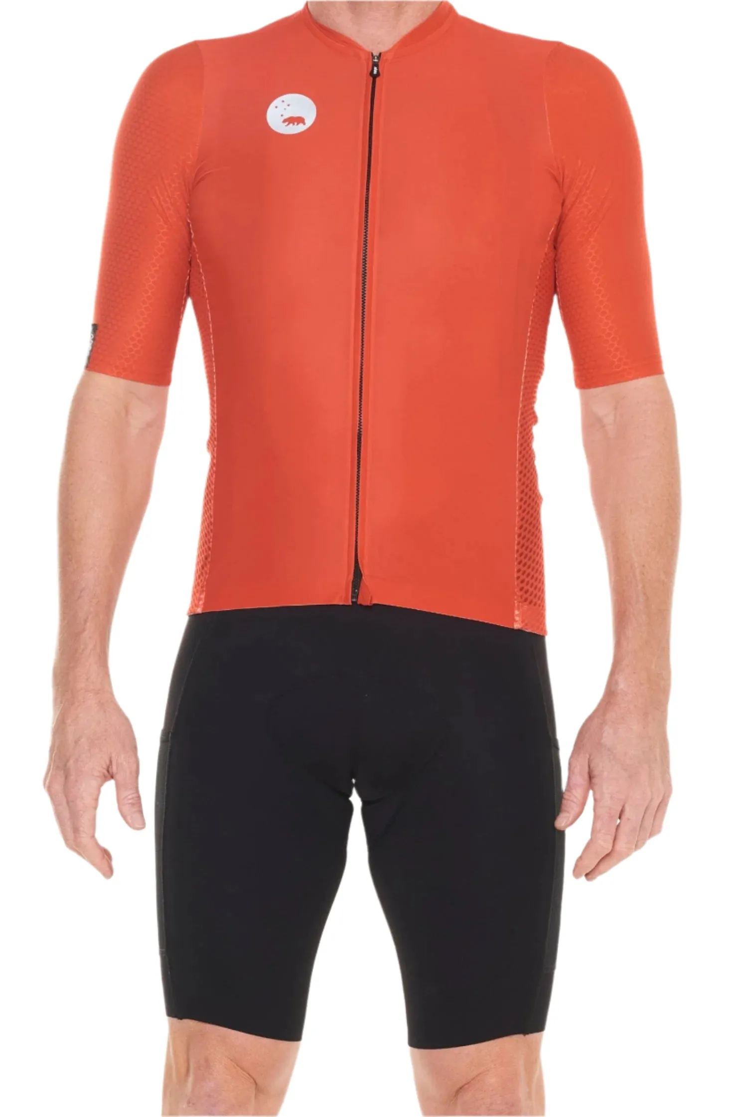 Men's LUCEO Hex Racer Cycling Jersey - Flame