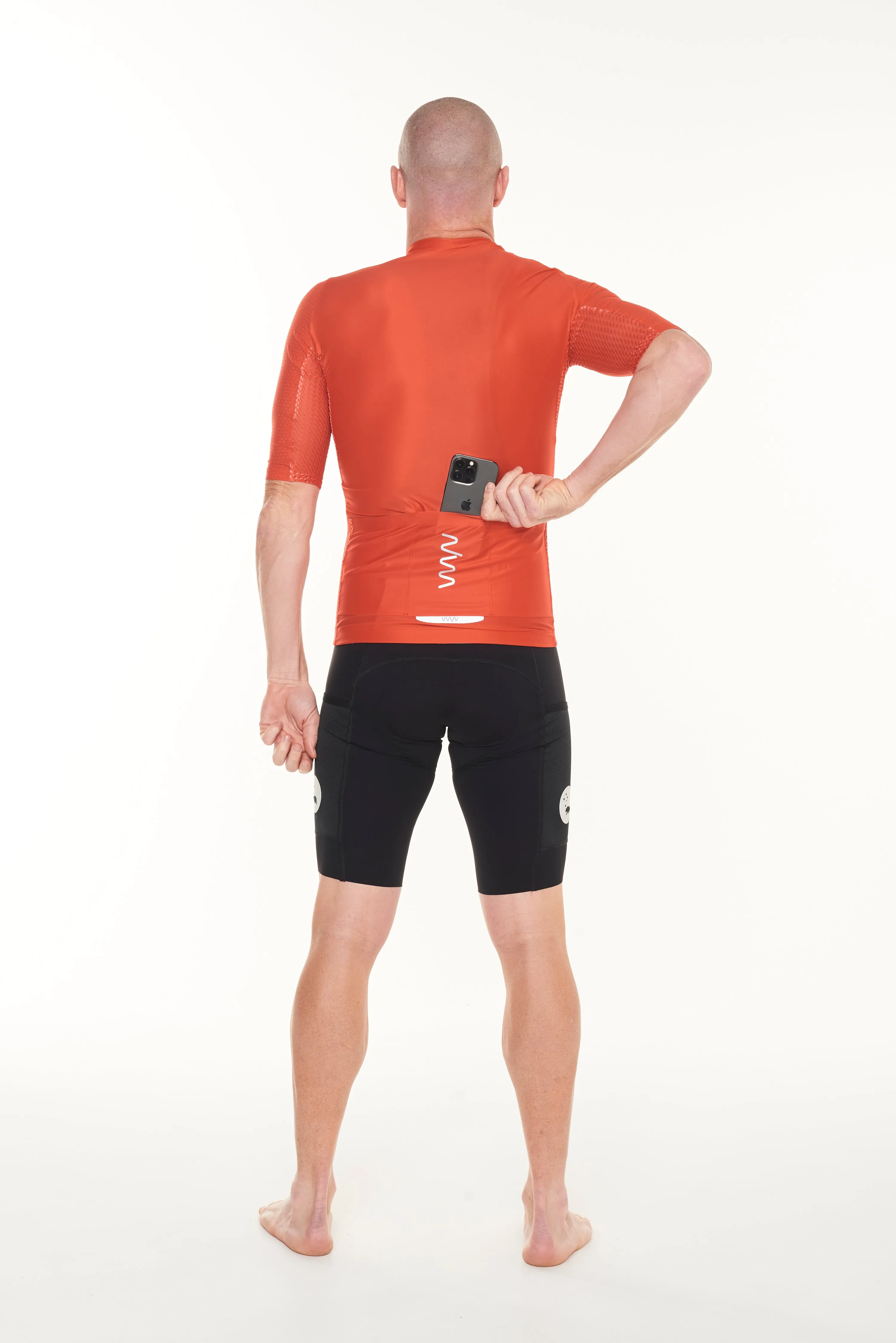 Men's LUCEO Hex Racer Cycling Jersey - Flame