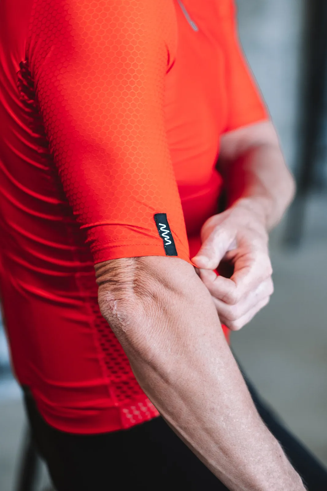 Men's LUCEO Hex Racer Cycling Jersey - Flame