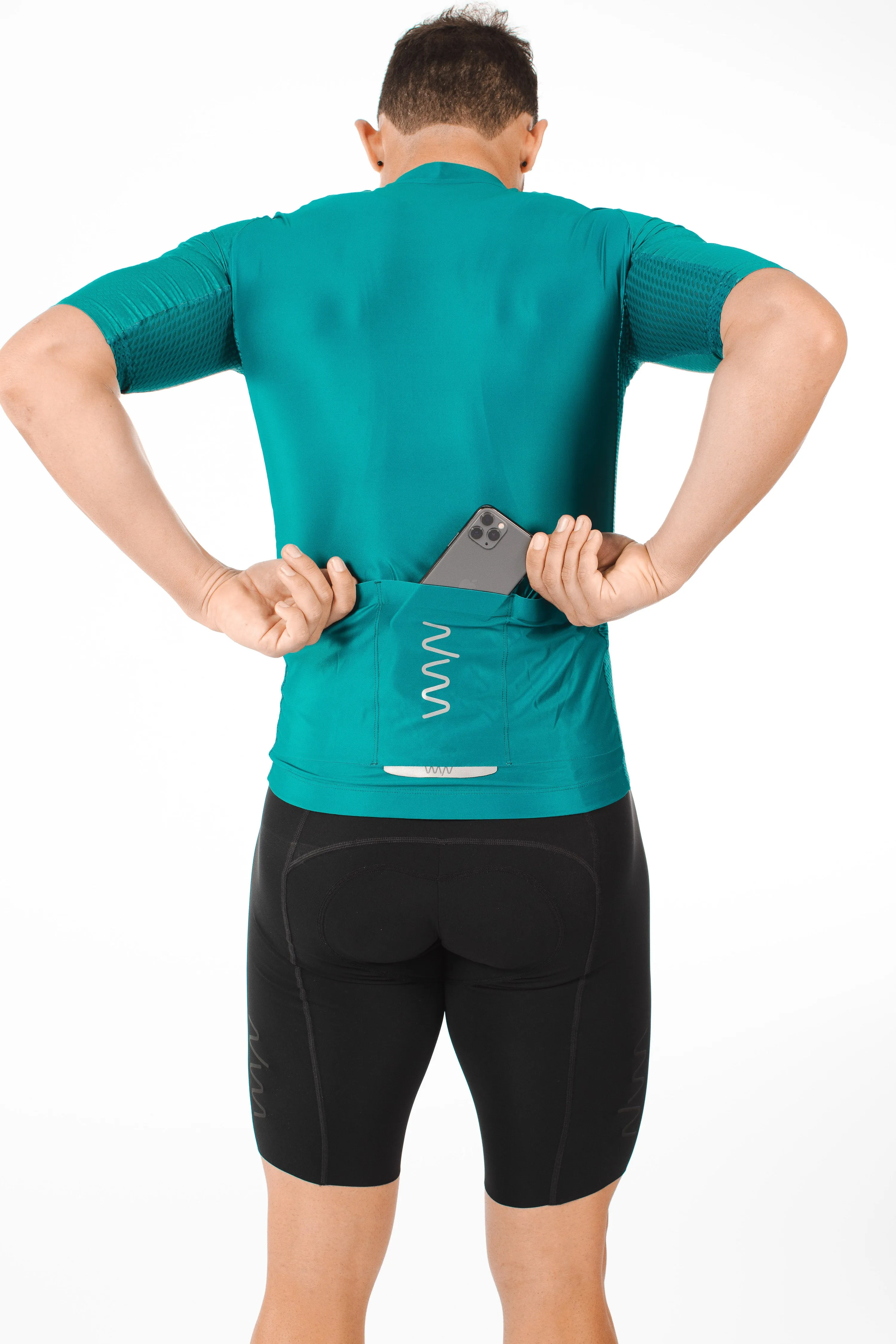 Men's LUCEO Hex Racer Cycling Jersey - Jade